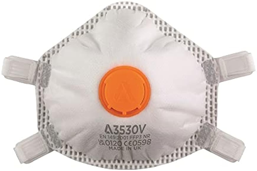 Alpha Solway 3530V Valved FFP3 Face Mask Respirator - Box of 5