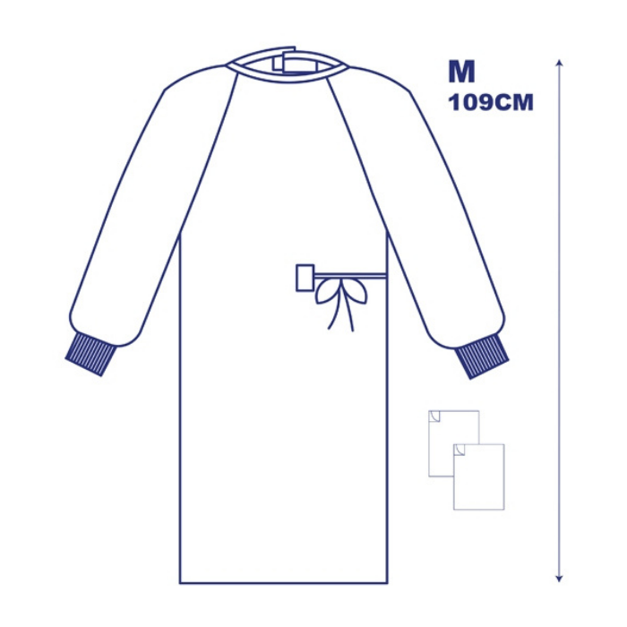 365 Sterile Surgical Gowns Size Medium - Box of 30