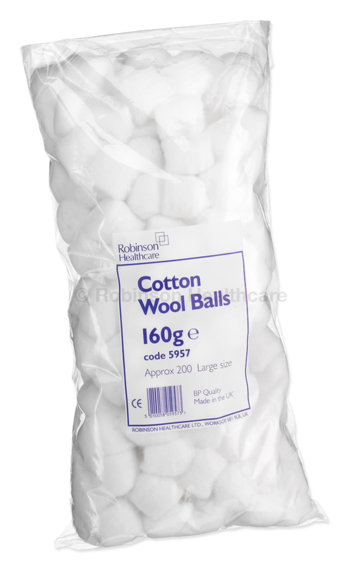 Cotton Wool Balls - Pack of 200