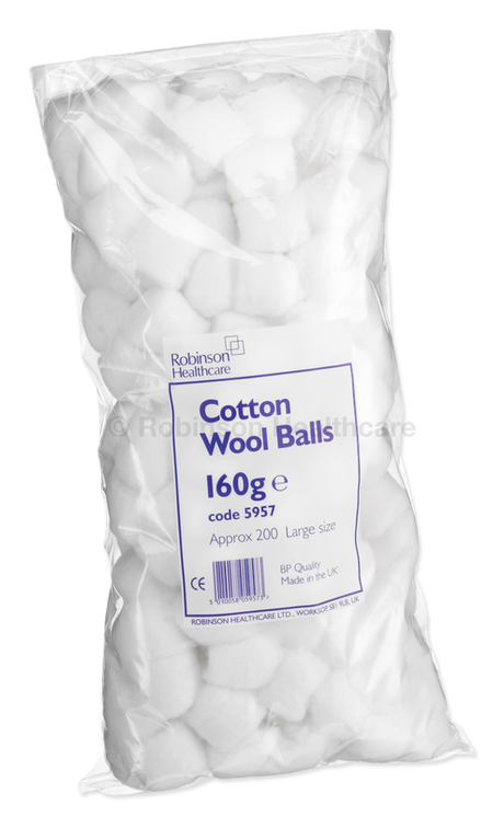 Cotton Wool Balls - Pack of 200