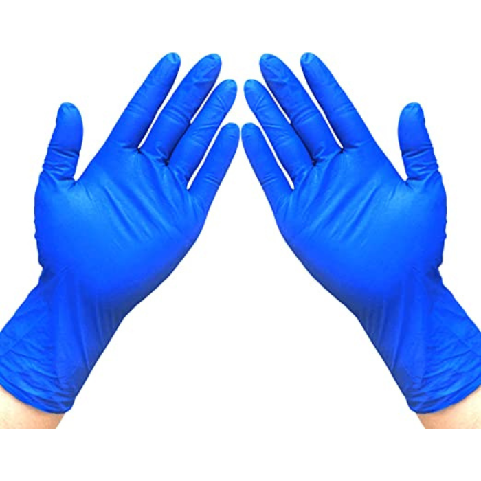 Blue Nitrile Gloves - Medical Grade and Food Safe  - Box of 200