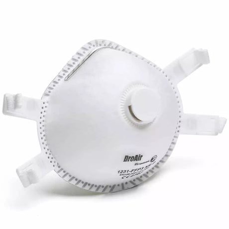 Dromex DroAir Valved Disposable Moulded 1231 FFP3 Mask - Box of 5