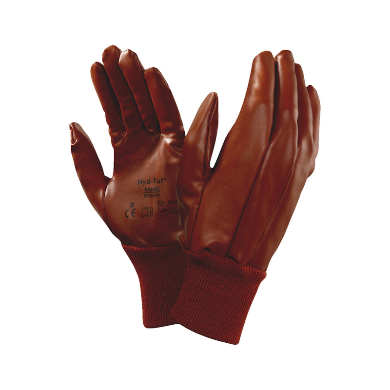 ANSELL 52-502 HYD-TUF JERSEY-LINED NITRILE WORK GLOVES - Size 10