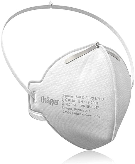 Drager X-plore 1730 FFP3 Unvalved Respirator Mask -  Box of 20