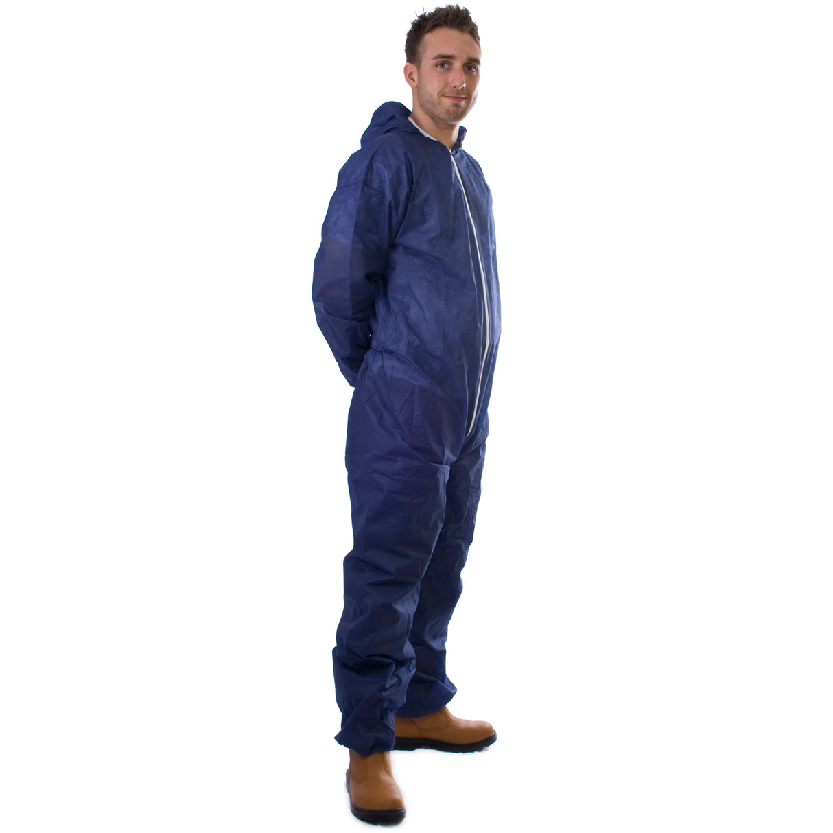 Coverall Non-Woven Blue - 50pieces
