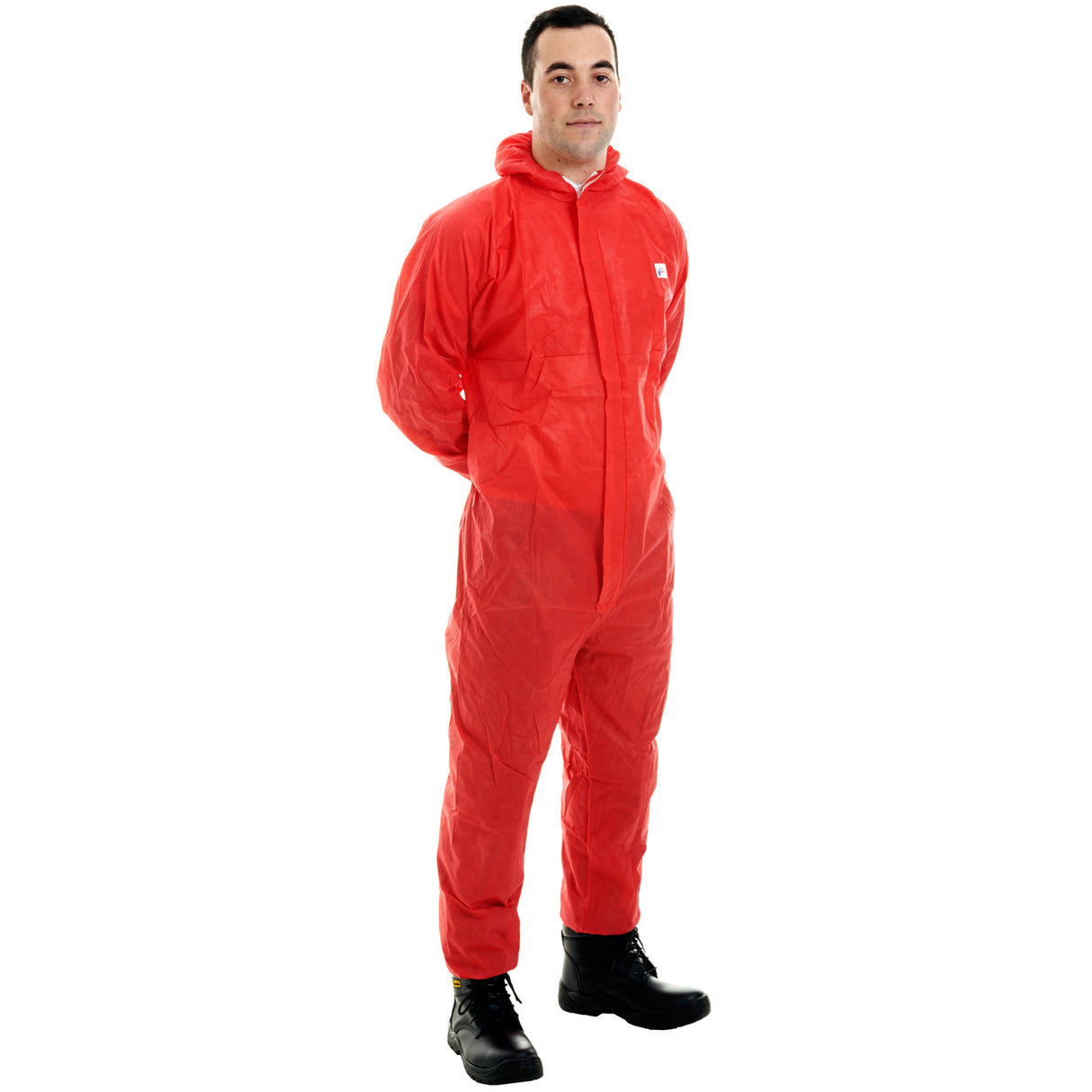 Supertex SMS disposable coverall 55g/m2 Red