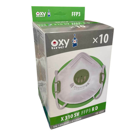 Oxyline Filtering Half Mask X 310 SV FFP3 R - Box of 10