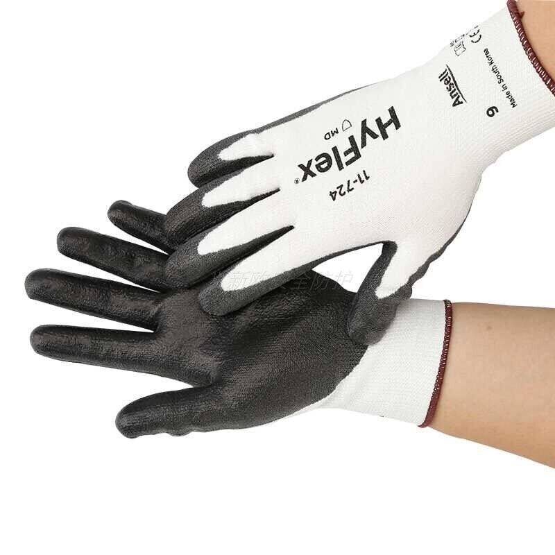 Ansell HyFlex® 11-724 PU Coated Work Gloves - Size 11