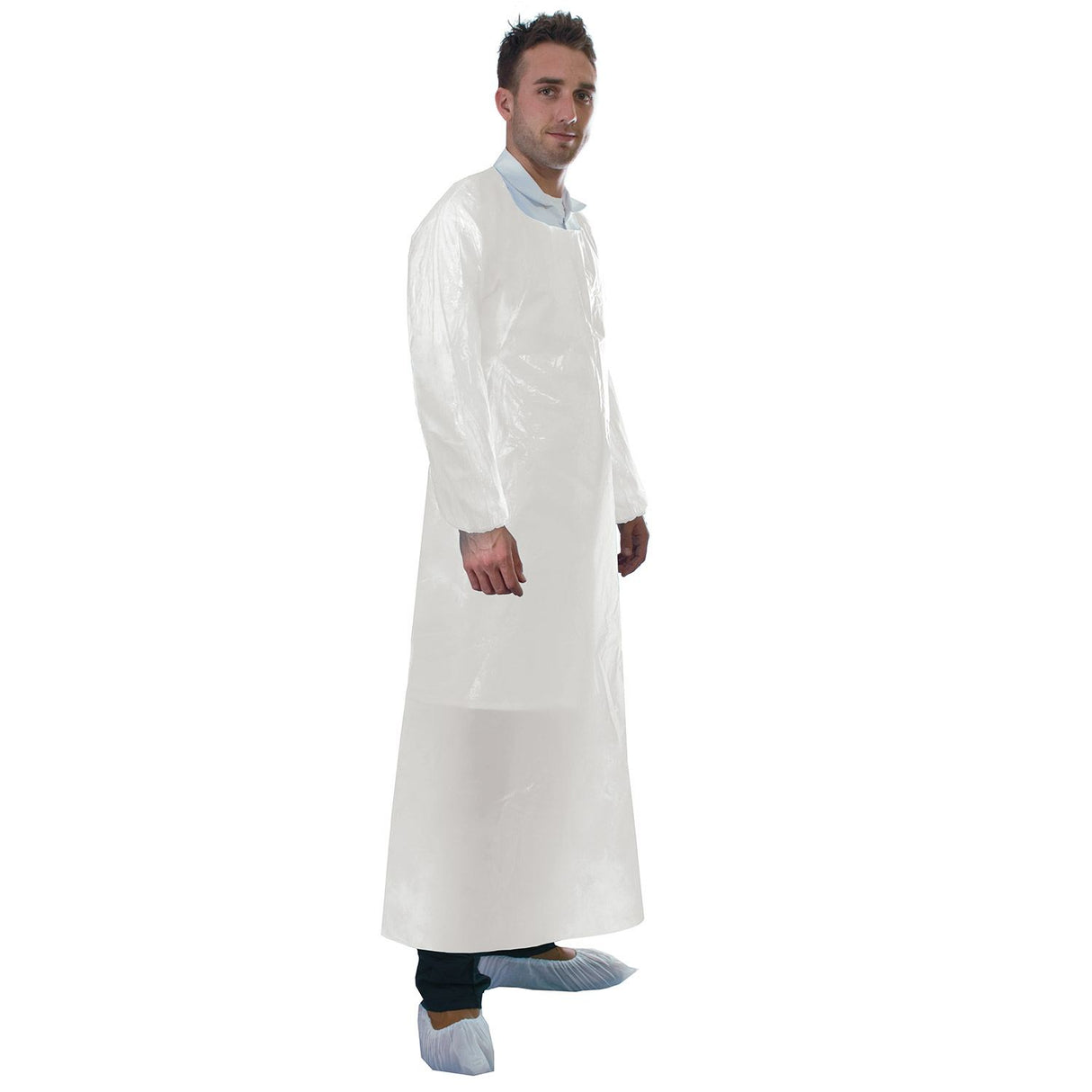 Polyethylene Apron with sleeve 98 x 115cm - Case of 200 (4 Boxes of 50)