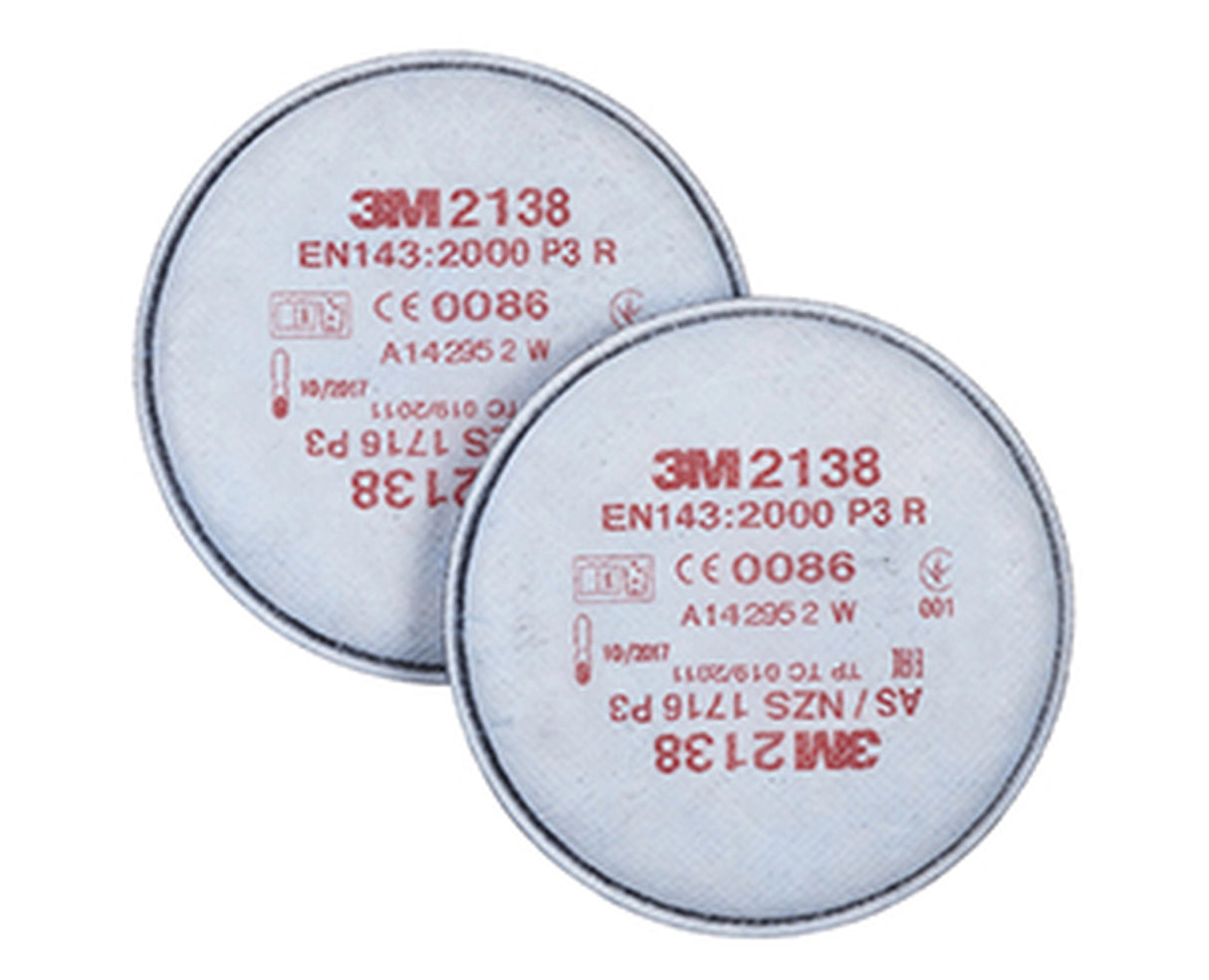 3M PARTICULATE FILTER P3 R 2138 - PACK OF 2