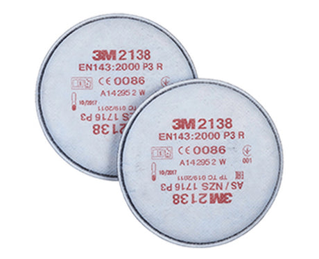 3M PARTICULATE FILTER P3 R 2138 - Pack of 20