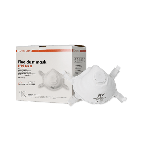 Handanhy HY9632 FFP3 Cup Valved Mask - Box of 10