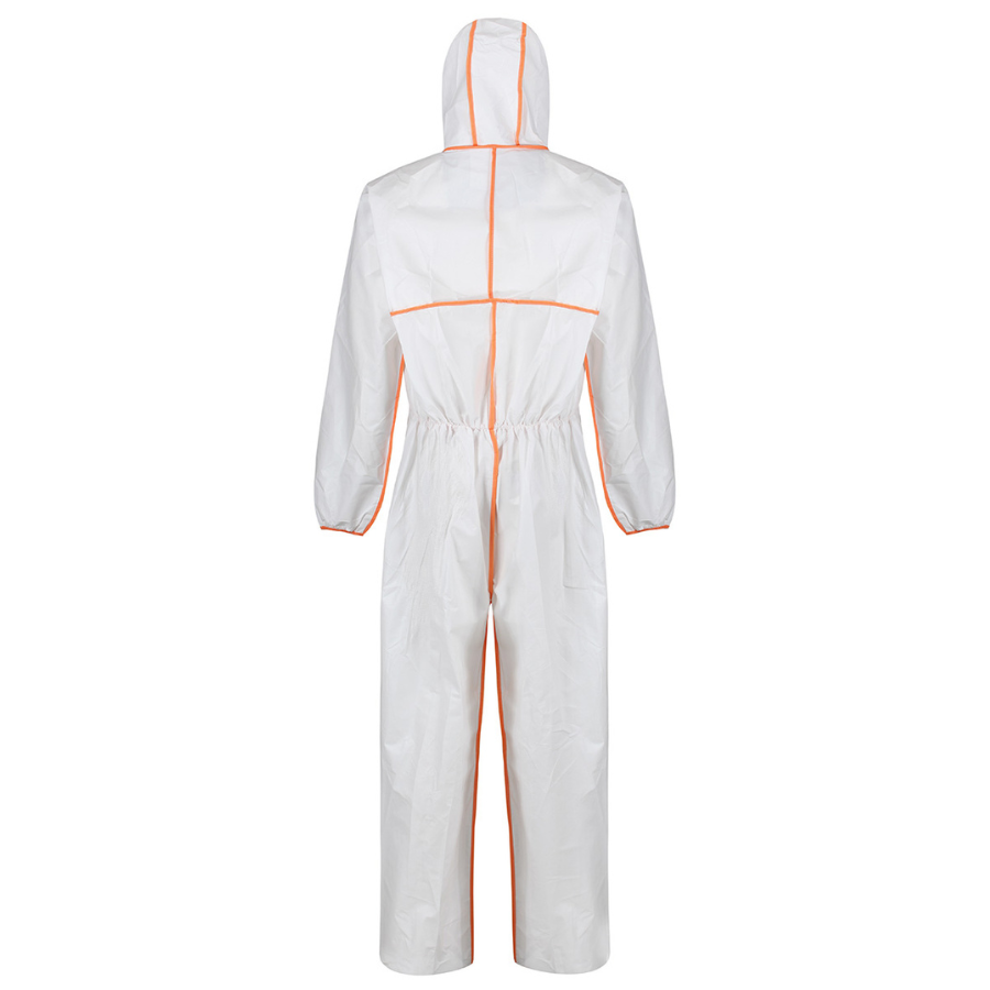 Alphashield 2200-White Hooded Coverall - Type 5 & 6 Coverall