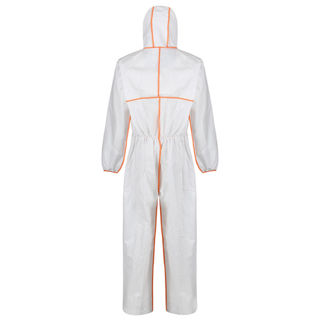 Alphashield 2200-White Hooded Coverall - Type 5 & 6 Coverall