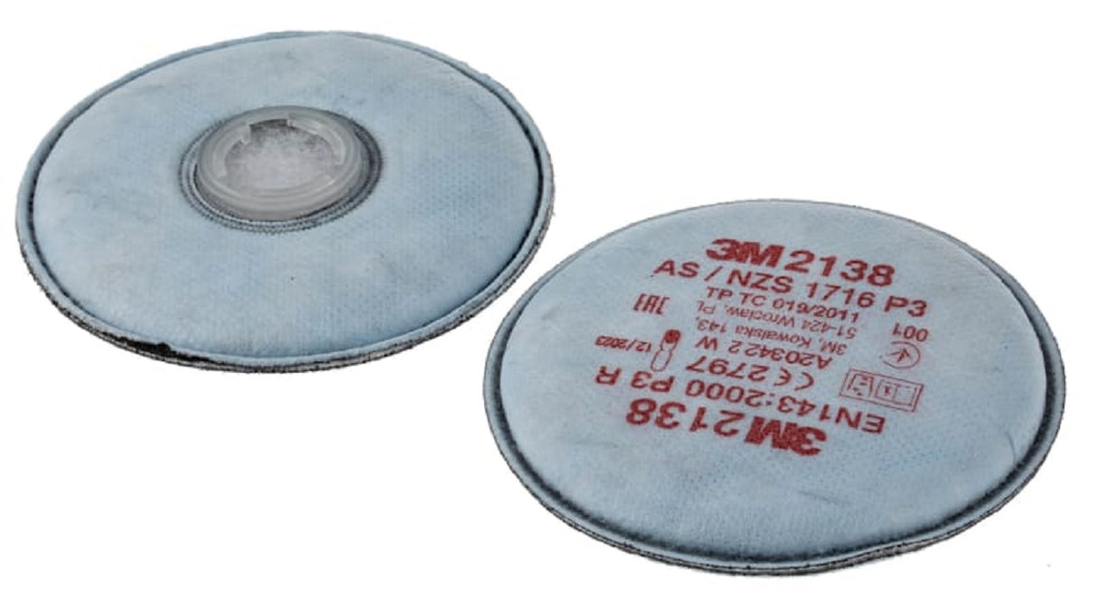 3M PARTICULATE FILTER P3 R 2138 - PACK OF 2