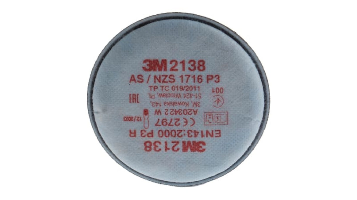 3M PARTICULATE FILTER P3 R 2138 - PACK OF 2