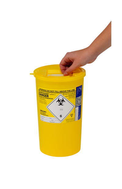 Daniels Healthcare Sharpguard Yellow 5 Litre