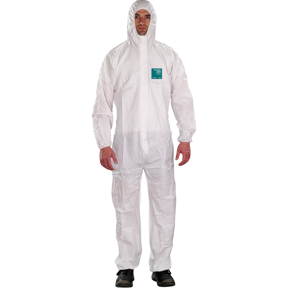 Ansell AlphaTec 1800 STANDARD Model 111 White Chemical Coverall
