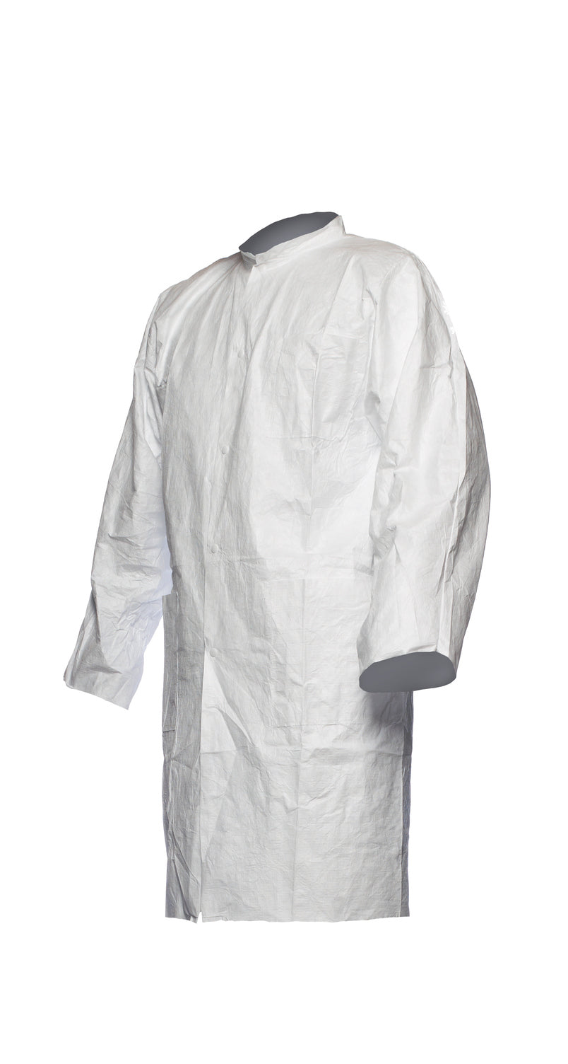 DuPont™ Tyvek™ 500 Lab Coat with Zipper TYPL30SWH00 - Pack of 10
