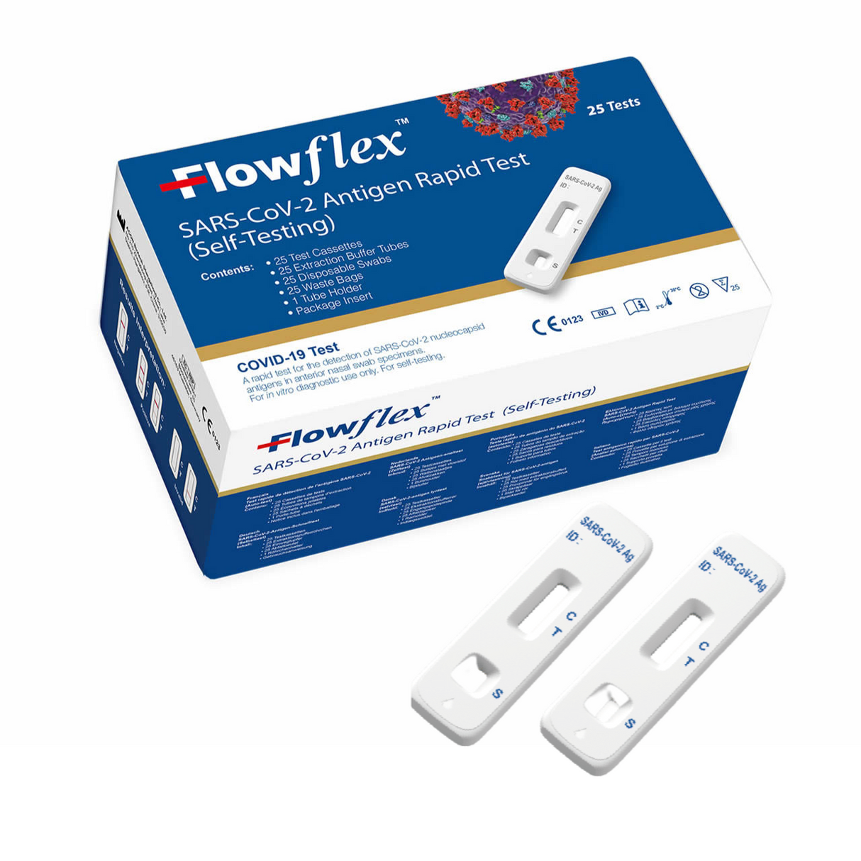 FlowFlex COVID-19 Rapid Test Kits - Pack of 25