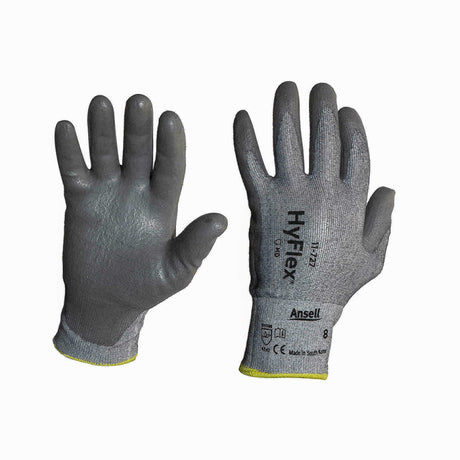 Ansell HyFlex® 11-727 Cut Resistant Work Gloves Grey - Size 11