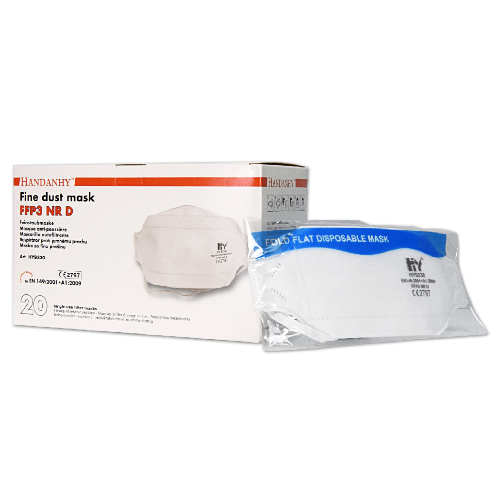 Handanhy 9330 FFP3 Respirator Mask Non-Valved - Box of 20