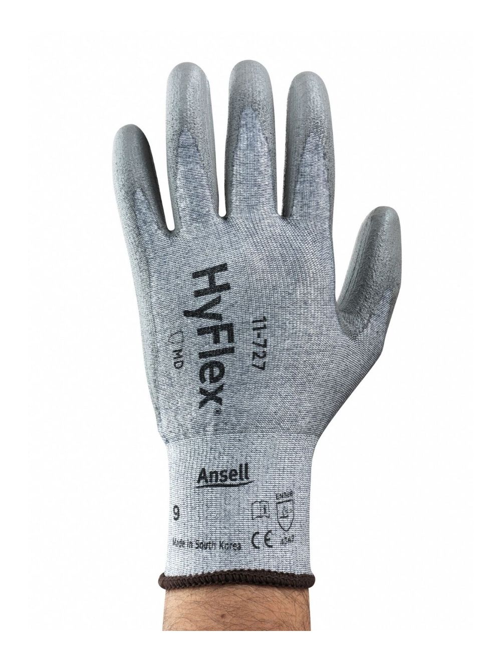 Ansell HyFlex® 11-727 Cut Resistant Work Gloves Grey - Size 11