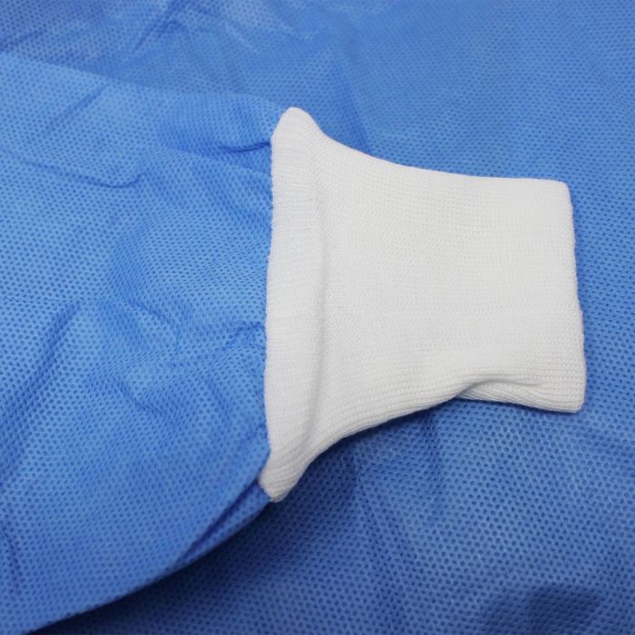 Arma Poly Reinforced Sterile SMS Blue Surgical Gown (LARGE) A12786