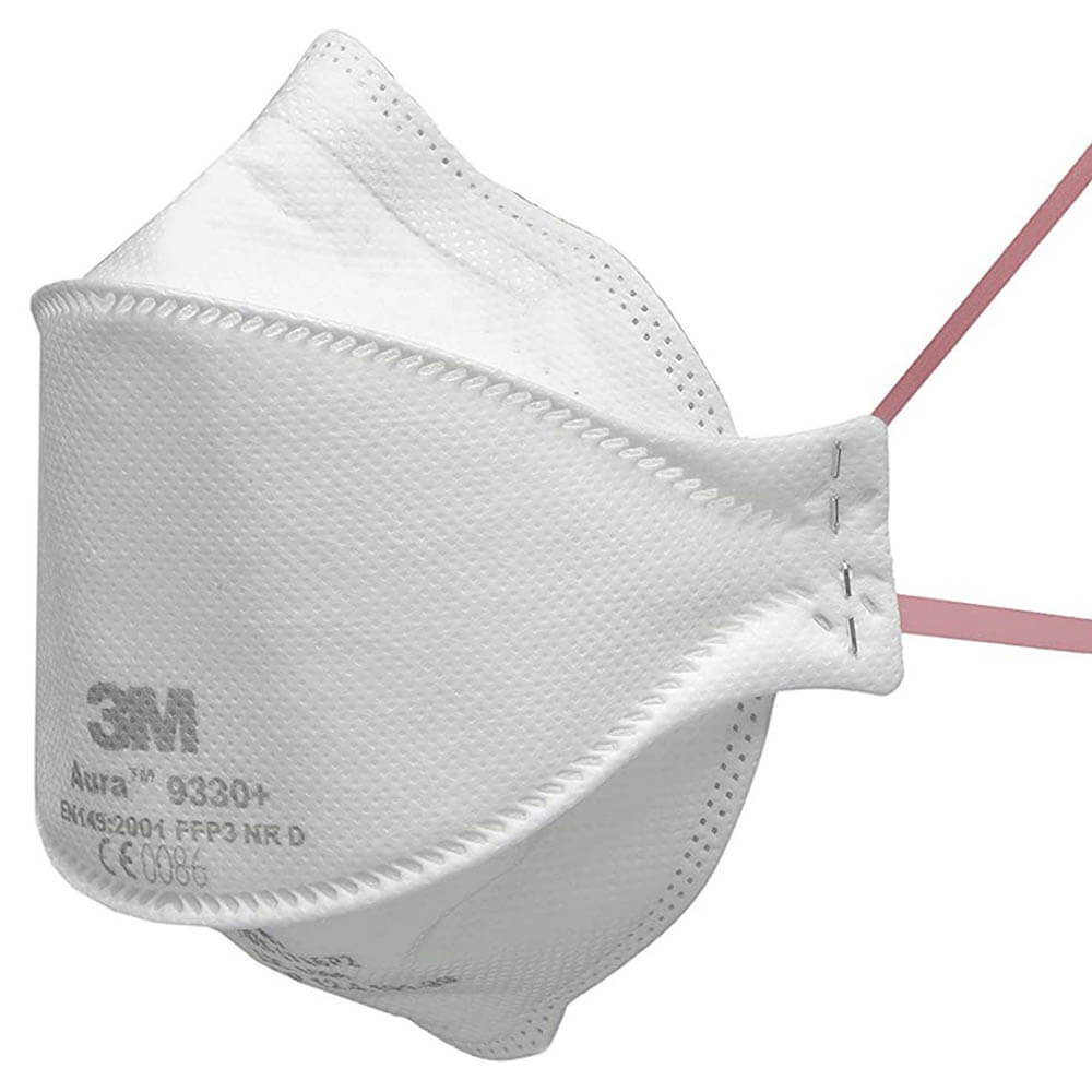 3M Aura 9330+ Unvalved Particulate Respirator FFP3 NR D - Pack of 50