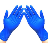 Blue Nitrile Gloves - Medical Grade and Food Safe  - Box of 200