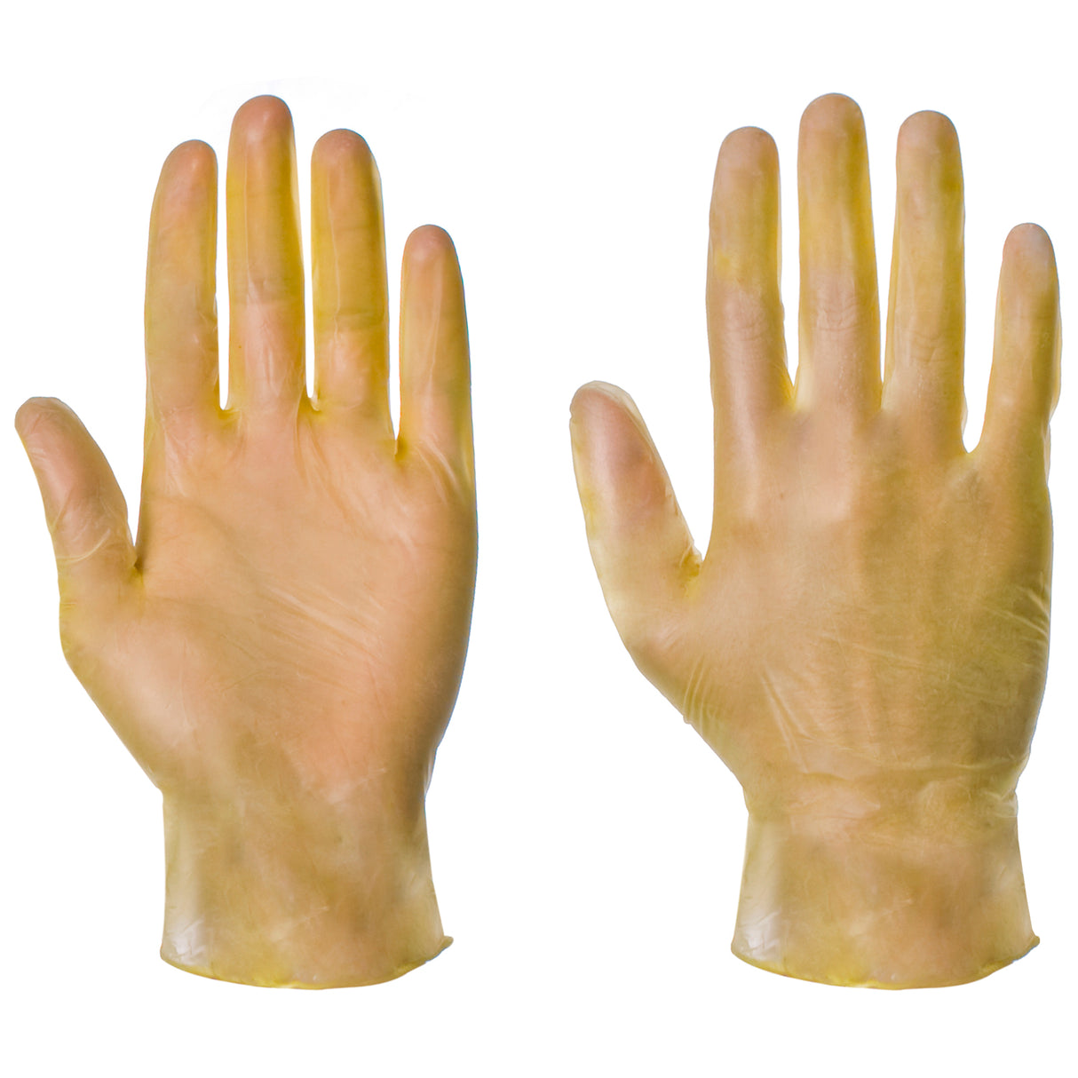 Powdered Vinyl Yellow Gloves - Case of 1000 (10 Boxes of 100)