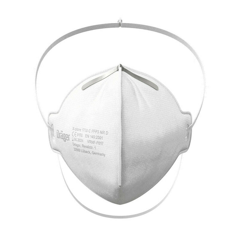 Drager X-plore 1730 FFP3 Unvalved Respirator Mask -  Box of 20