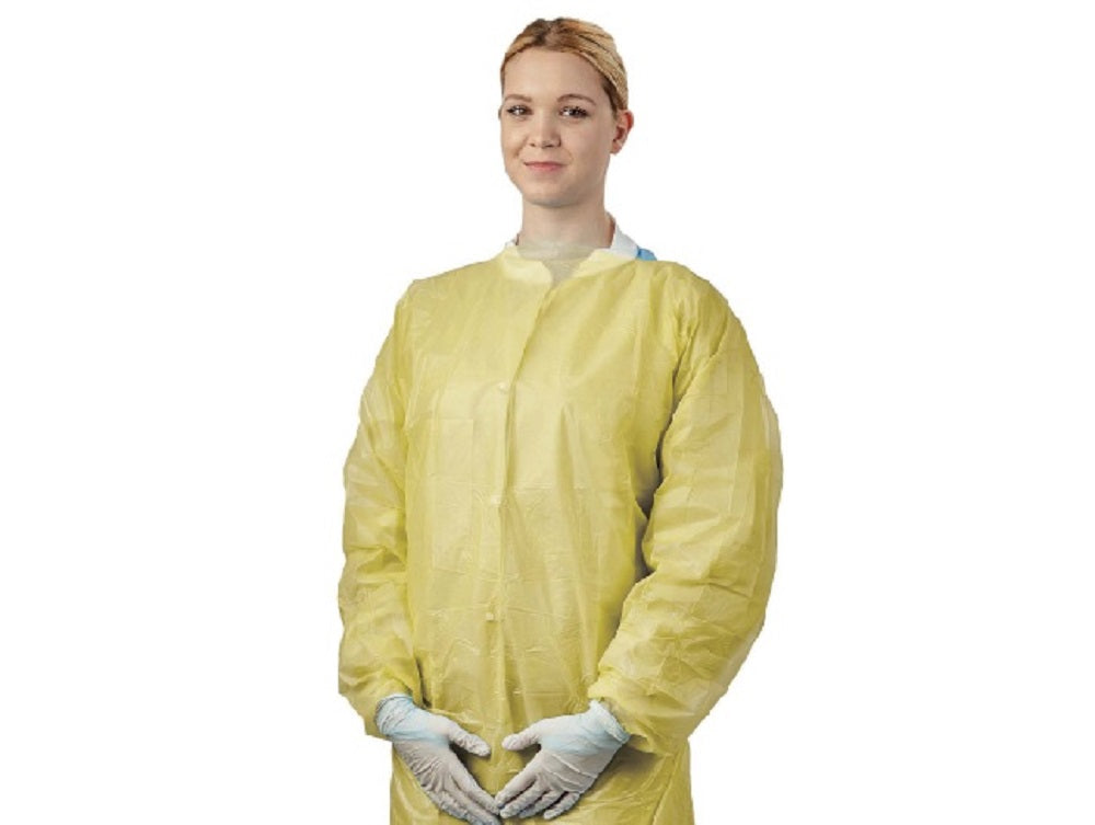 Easigown Full Support Isolation Gown Yellow – Bawas