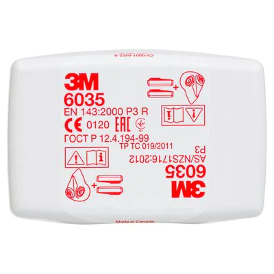 3M Particulate Filter P3 R 6035 - Pack of 2