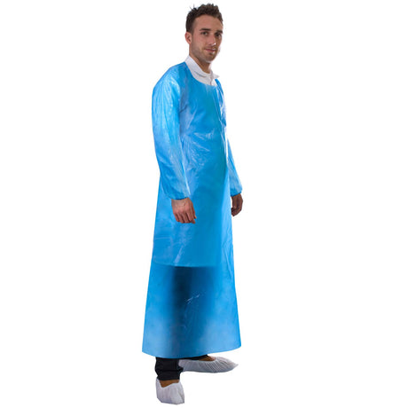 Polyethylene Apron with sleeve 98 x 115cm - Case of 200 (4 Boxes of 50)