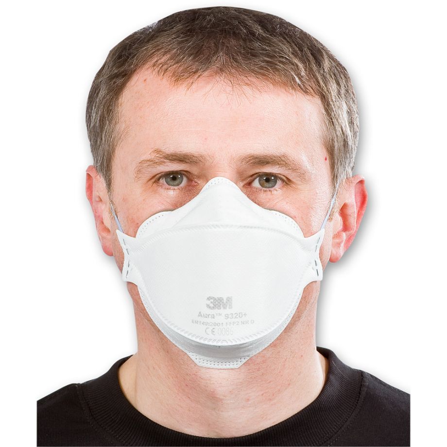 3M 9320+ Aura - FFP2 Particulate Respirator Mask - Unvalved - Singles