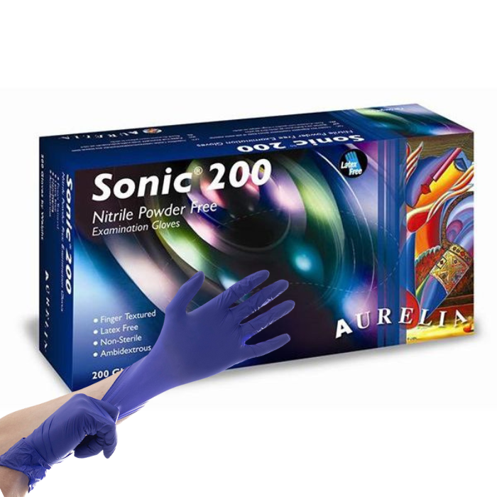AURELIA SONIC 200 MEDICAL GRADE NITRILE GLOVES - Box of 200