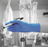 Polyco Healthline GN90 Blue Nitrile Powder Free Examination Gloves - Box of 200