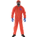 Ansell Microgard 1500 Red Coverall with Hood - Type 5/6