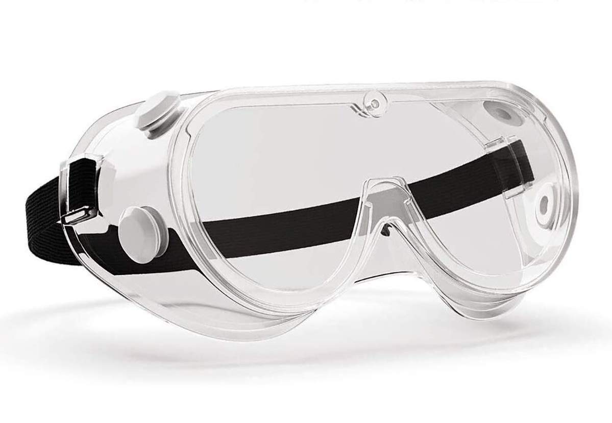 Manissa Safety Goggles, Sealed, Anti-Fog - Pack of 10