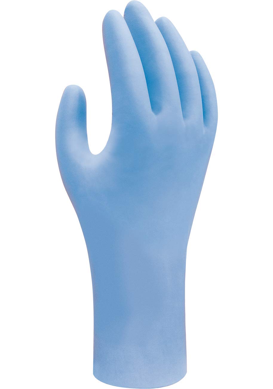 SHOWA 7500PF Biodegradable Powder-Free Disposable Nitrile Safety Glove - Box of 100